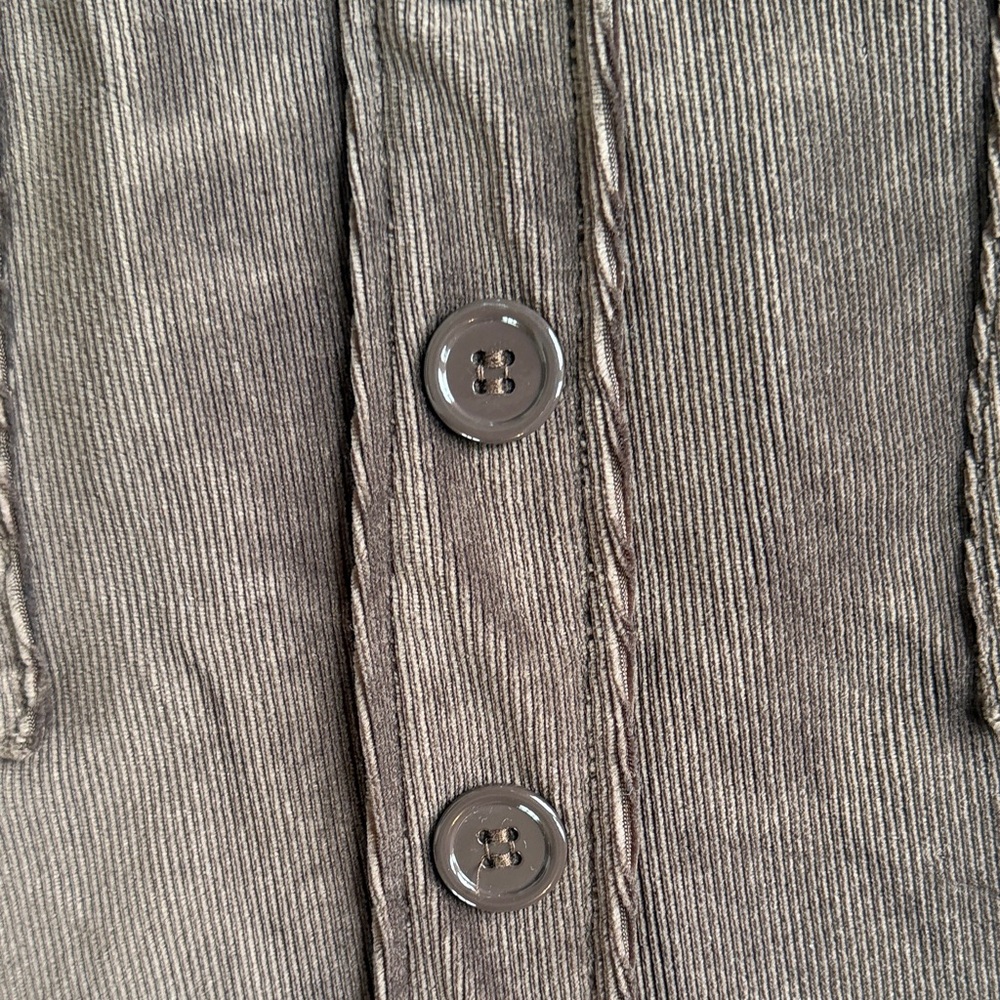 LuLaRoe Chocolate Button-Front Mini Skirt - Picture 4 of 11